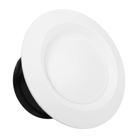 White Plate Valve, 4 Sizes Ventilation Ventilator Cover, ABS Adjustable Vent Cover on Ceiling or Wall for Wall Bathroom Garage Kitchen Outdoor Wall (100 mm)