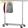 Simple Houseware Heavy Duty Clothing Garment Rack, Holds Up to