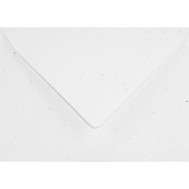 Netuno Pack of 100 Ecru Envelopes DIN B6 125 x 175 mm 130 g Flora Anice Elegant Recycled Paper High-Quality Vintage Envelope B6 Eco for Invitation Cards Birthday Cards