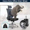 Office Chair Replacement Wheel - Quiet & Smooth Gliding -