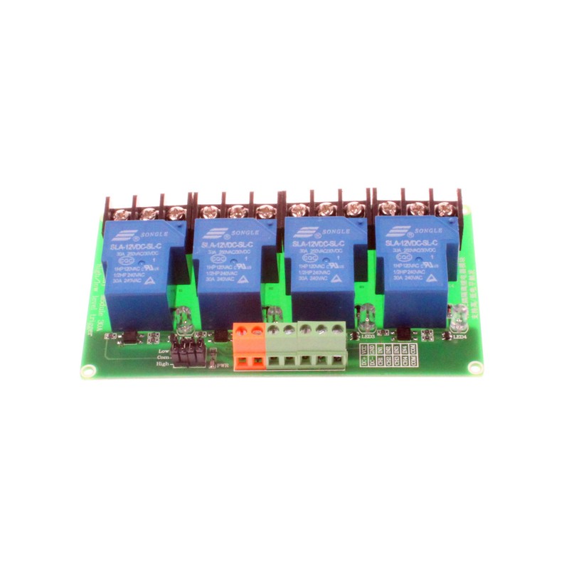 NOYITO 30A 4 Channel Relay Module High Low Level Trigger
