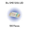 LED SMD 1206 Blue Pack of 100