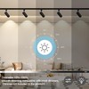 Ajbvp 5CCT LED Track Lighting Heads 12W Dimmable,Zoomable Beam15°/24°/36°/45°/60°,2700K/3000K/3500K/4000K/5000K,Single Circuit