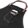 DingSay Trendy Denim Chef Apron with Pockets, Mens Womens Professional