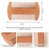 Piezas Kit Barba Accesorios Cuidado Rasurado Bigote Afeitado Cepillo Tijera