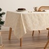 GAMUSI Christmas Jacquard Gold Yarn Dining Table Cloth Rectangle Christmas