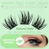 Russian Individual Eyelashes Clusters Lashes Fluffy Thick Eye Lashes Extension