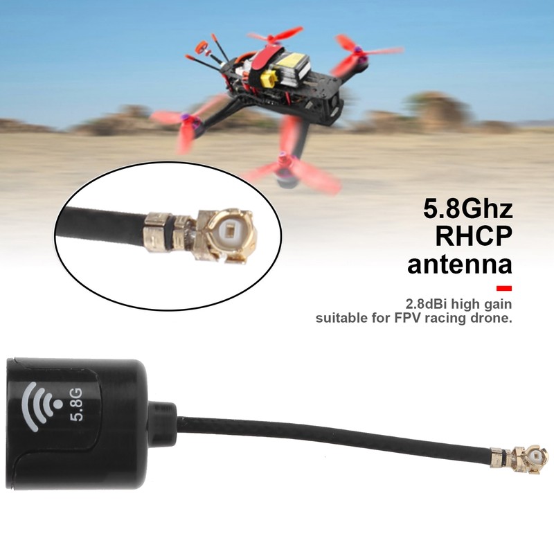 5.8Ghz RHCP Antenna 2.8dbi High Gain UFL Interface Long Aerial