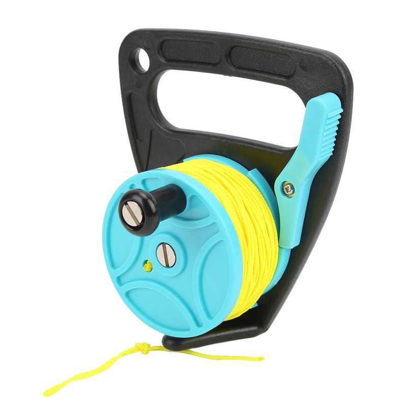 Portable Diving Handle Reel Scuba Diving Reel with Thumb Stopper