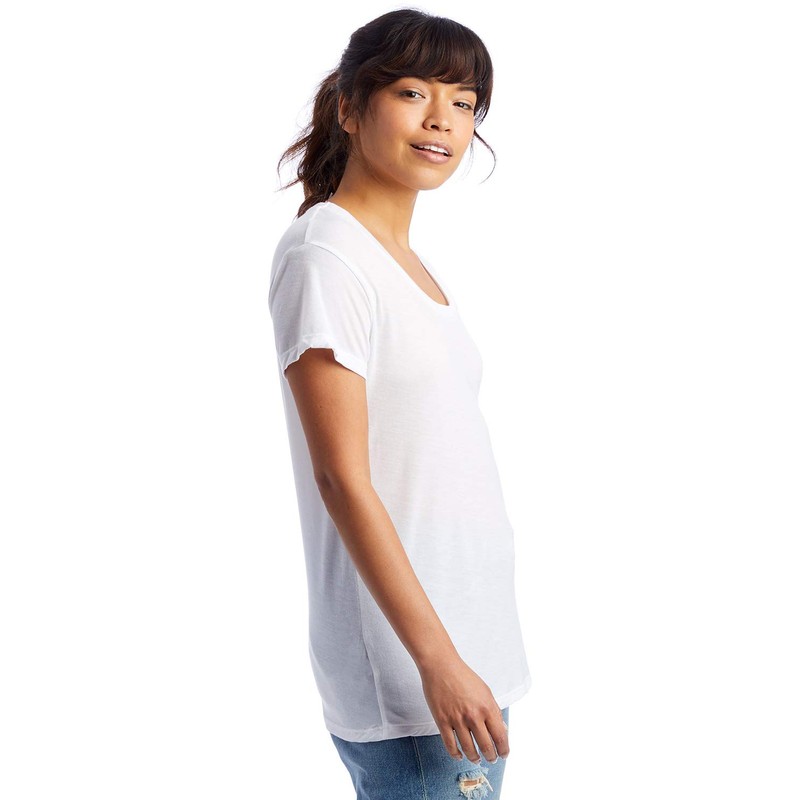 Alternative Women's Kimber Tee, White, Large