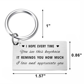 Gifts for Papaw Father's Day - Papaw Birthday Wedding Easter Thanksgiving Christmas Keychain from Grandson