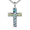 JBAERD Lighthouse Necklace 925 Sterling Silver Lighthouse Cross Pendant Necklace