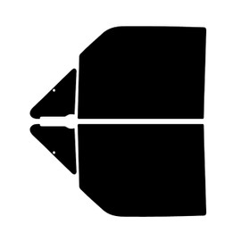 True Line Automotive Precut Auto Window Tint Compatible with Toyota Pickup 1983-1988 - 20% Front Sides Only - Front Car Window Tint - Window Tint for Cars - Ceramic Window Tint Kit