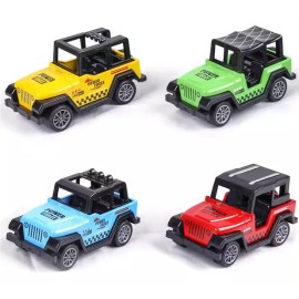 Patry Paquete 4 Carritos Todoterreno 4x4 Expedición Juguete Escala