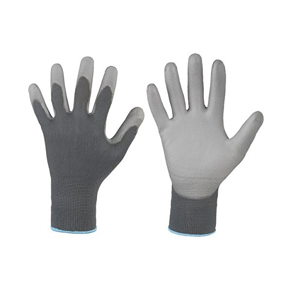Professional PES/PU Gloves GreyGrip Size 10 Grey EN388-4131