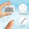 300 Pieces High Temperature Nichrome Wire Jump Rings R Shaped