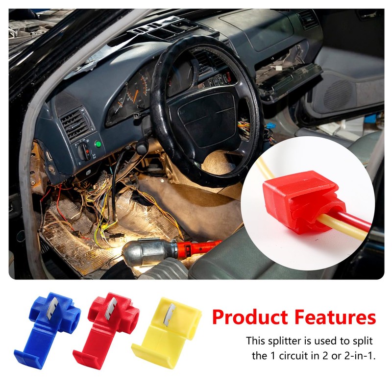 YIXISI 50 x Junction Connectors, Power Thieves Quick Connectors, Cable