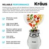 KRAUS WasteGuard 1/2 HP Continuous Feed Garbage Disposal with Ultra-Quiet