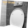 DOITOOL 1set Toilet Lid Bumpers Toilet Seat Cover Spacers for