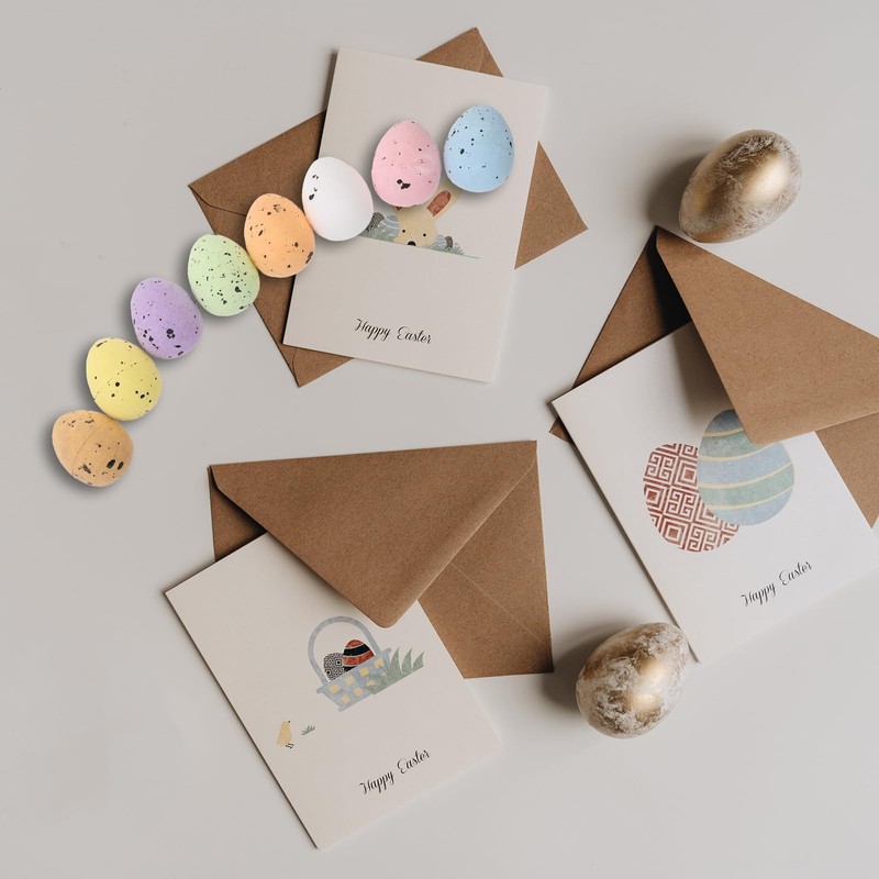 100 Stück Gesprenkelte Plastikeier, Ostereier Zum Aufhängen Osterei Aus Schaumstoff