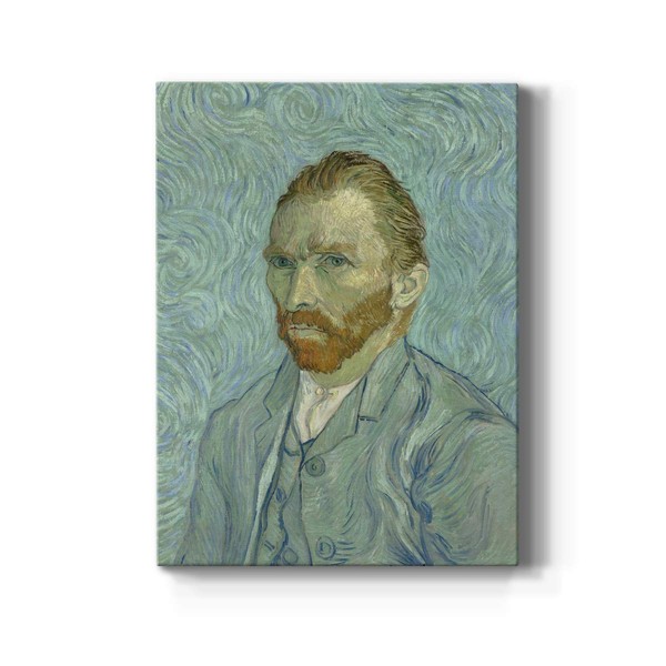 Renditions Gallery Self Portrait (1889) by Vincent Van Gogh Printed,