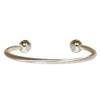 Generic Magnetic Torque Bangle with Ball end, Gold