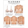 Natori Womens Conform Full Fit Memory Contour Convertible Underwire Black