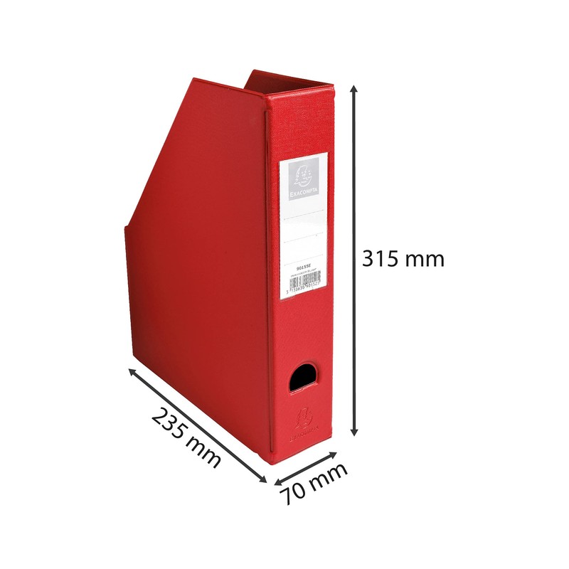 Exacompta 90155E Set of 10 Doors Magazines Hard Case with