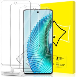 GiiYoon Pack of 3 Screen Protectors for Honor Magic 6 Lite, Soft TPU Film, Full 3D Curved, Fingerprint ID Support, Bubble-Free, Clear HD Screen Protector