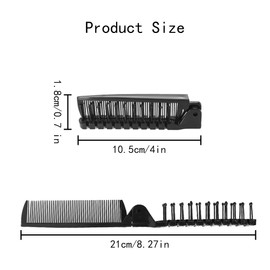 TRKETK Pack of 4 Foldable Comb, Portable Foldable Comb Double Head Foldable Massage Comb Pocket Travel Brush Hair Travel Hair Brush Mini Hair Brush Pocket Comb Plastic Comb for Thin/Thick Hair
