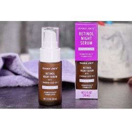 TRADER JOES Retinol Night Serum Brand New Sealed 1 oz contains 0.3% Retinol