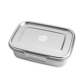 'Buddy' dense lunch box made of stainless steel, 1,260 ml, 100% BPA-free, tightly closable