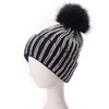 Lawliet Womens Faux Fur Pom Pom Beanie Ski Hat Cap