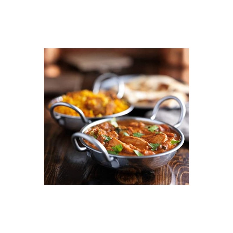 U COOK Balti Dish Set of 6. Curry Karahi Bowel