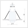 Infrared Ceiling Motion Sensor S5 for Indoor Use, with Twilight