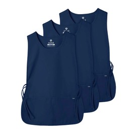 Adar Uniforms, Universal Cobbler Apron 3 Pack - Unisex Cobbler Apron - 7023 - Navy - X