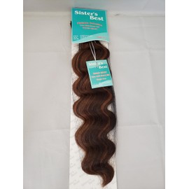 Sisters Best Platinum Collection Spanish Wave Bulk Human Synthetic Hair Extension 18 inches (F4/30)