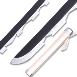 DEMON SLAYER - Inosuke Hashibira Grey Nichirin Wood Sword Katana w/Plastic Scabb