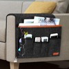 VOANZO Felt Bedside Storage Hanging Sofa Armrest Organizer with 5
