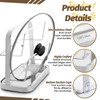 LELE LIFE Pot Lid Holder, Pot Lid Organizer, 304 Stainless