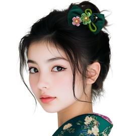 [OTAKUMARKET] Hair Ornament, Ribbon, Hakama, Shichi-Go-San 3 Years Old, Graduation Ceremony, Kimono, Yukata, Furisode, Coming-of-Age Ceremony, Hair Decoration, Ribon, Japanese Style Handicraft, Kids,