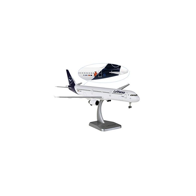 Airbus A321-100 Lufthansa New Livery Mouse & Elephant Scale 1:200