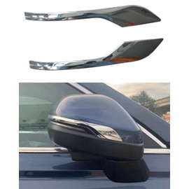 for Honda CRV 2023 2024 2025 Chrome Exterior Rearview Mirror Side Molding Trims, Elegant Sporty Exterior Rearview Mirror Molding for CR-V gas hybrid LX, Special Edition, EX, EX-L, Touring