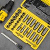 Topec Deep Bolt Extractor Set 28PCS, 3/8" Drive Bolt Extractor
