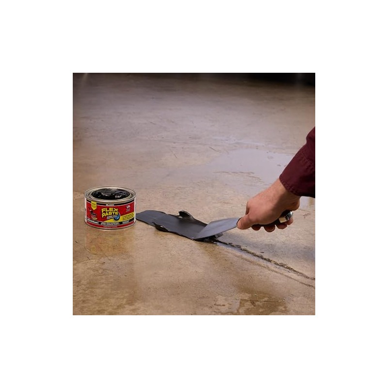FLEX PASTE Pasta de Caucho Flexible, Funciona Bajo Agua; Repara