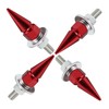 Bashineng Spike License Plate Screw Fasteners 4 Pcs Kit License