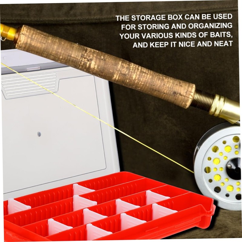 SUPVOX Portable Bait Storage Box Fishing Tackle Case Pp Material