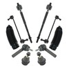 TRQ Front Steering & Suspension Kit Ball Joint Steering Rack