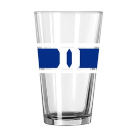 Logo Brands Duke Blue Devils 16oz Stripe Pint Glass
