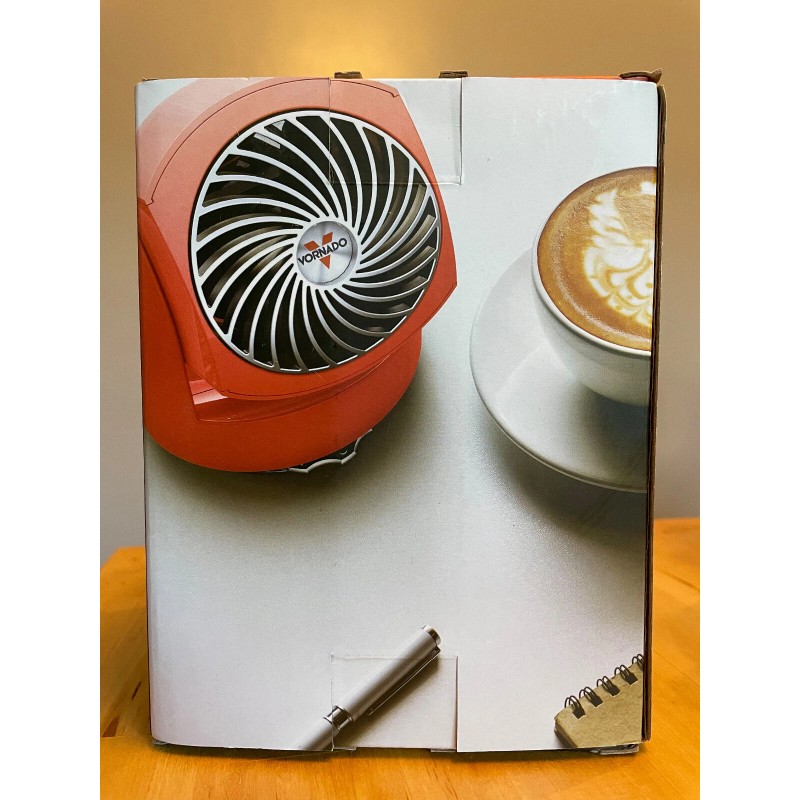 Vornado Flippi V6 Compact Oscillating Vortex Circulator Fan - ORANGE